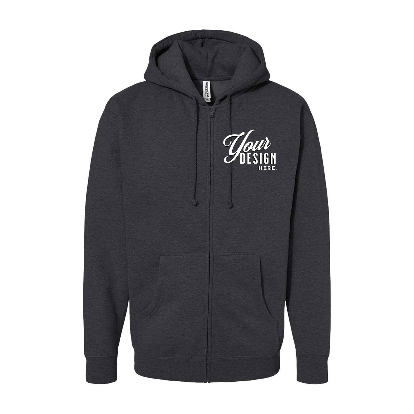 Independent Trading Co. - Heavyweight Full-Zip Hooded Sweatshirt - IND4000Z