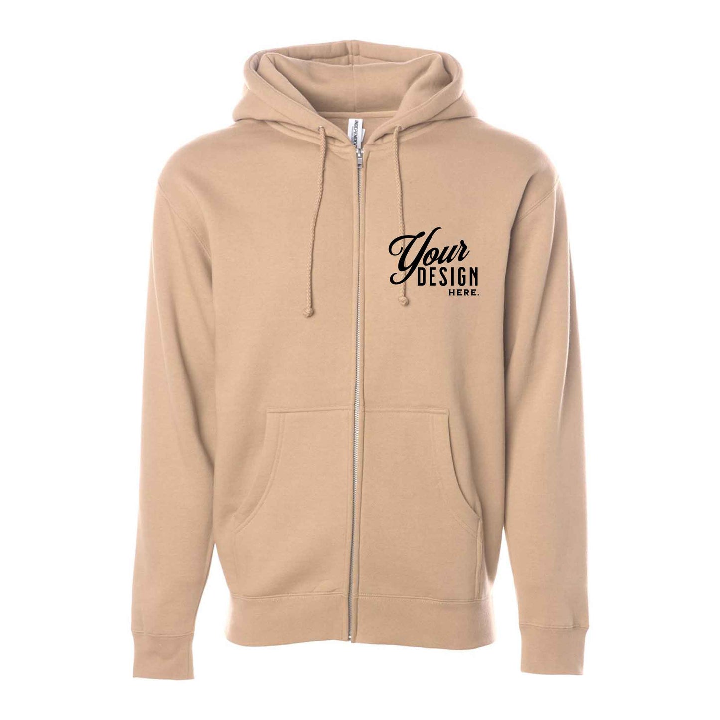 Independent Trading Co. - Heavyweight Full-Zip Hooded Sweatshirt - IND4000Z